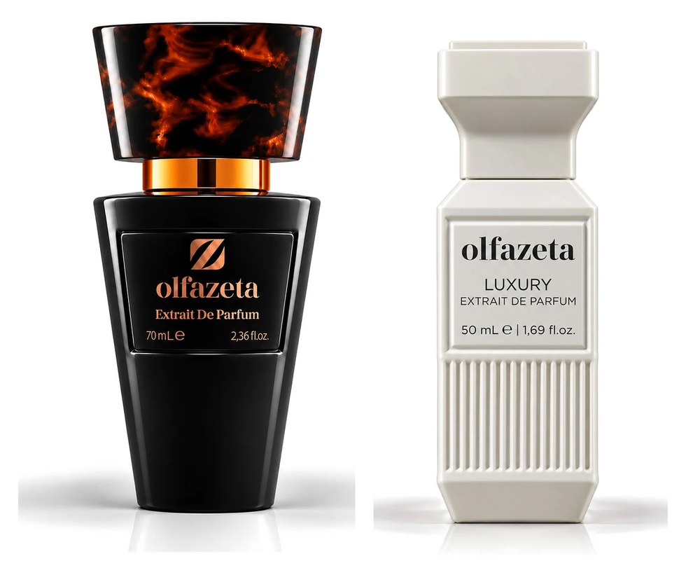 Flakony Olfazeta: klasyczny 70 ml i Luxury 50 ml